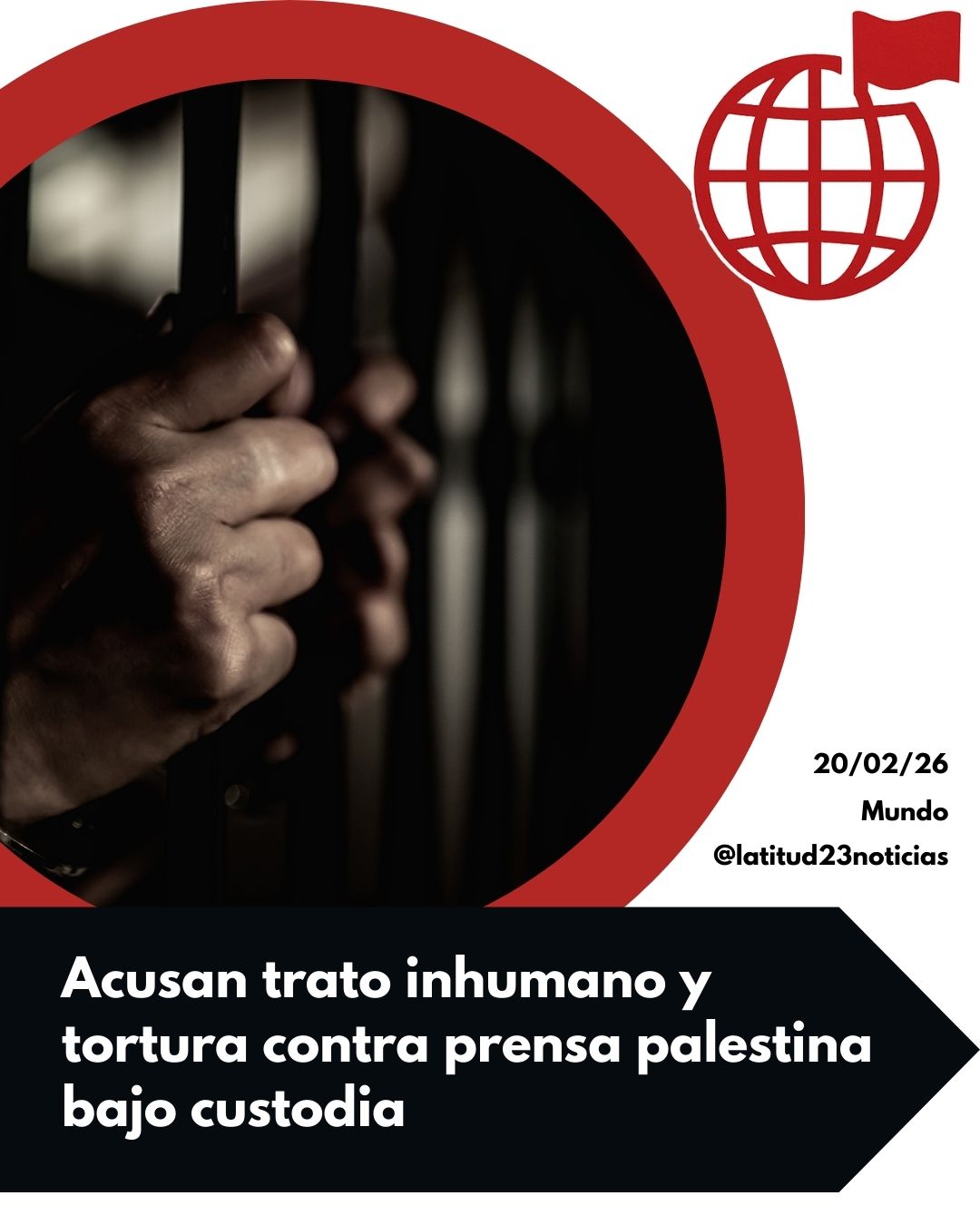 Acusan trato inhumano y tortura contra prensa palestina bajo custodia